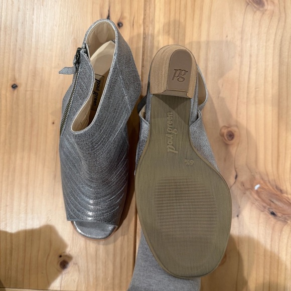 Paul Green Peep-Toe Ankle Boots - Picture 6 of 8